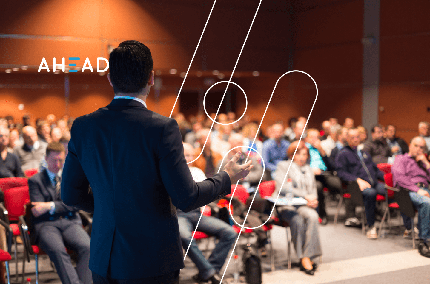 A man standing in front of an audience