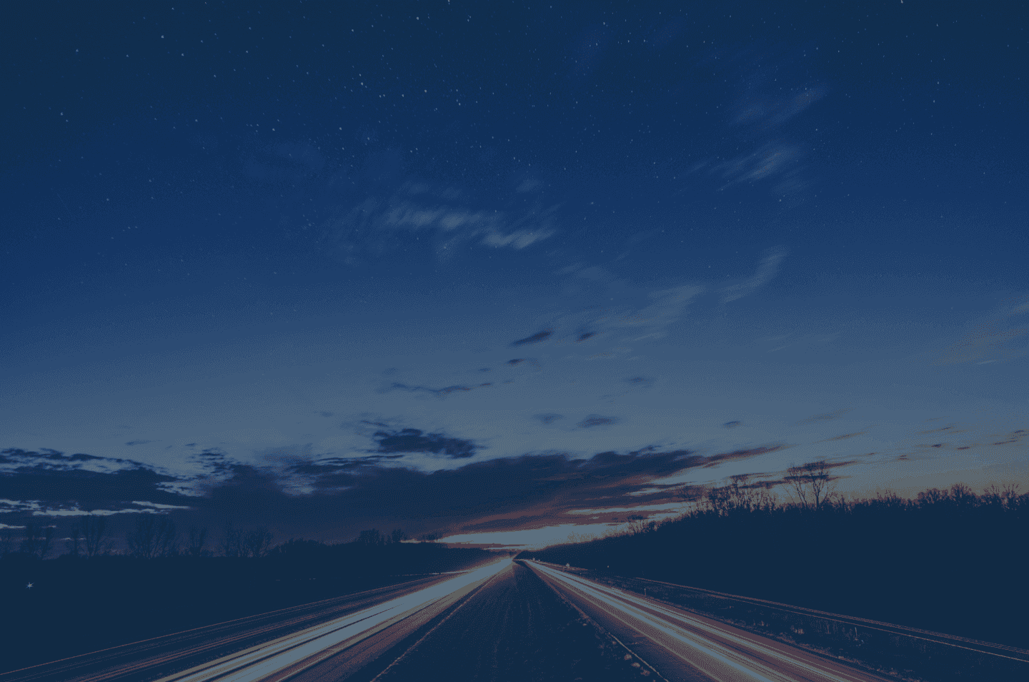 a horizon shot of a highway